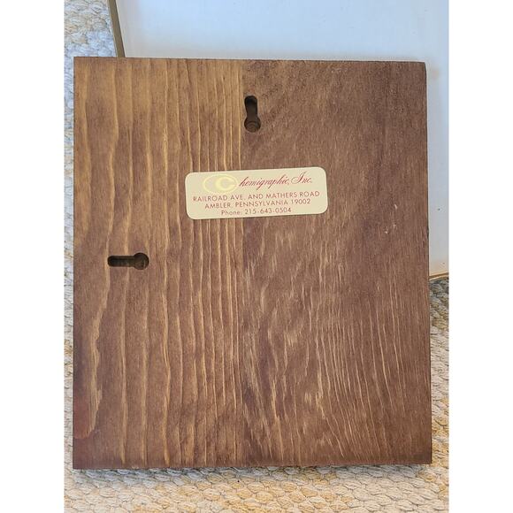 Funny Golf Gift Plaque The Unplayable lie! Aubel Golf trap Jungle Animal traps - Picture 2 of 2